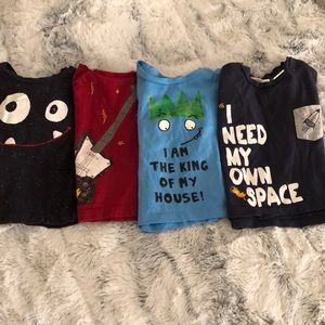 Zara Baby Boy 3-6 months long sleeve shirts bundle